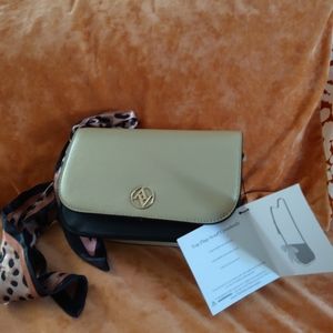 Purses clutch and medium sized each w/ strap